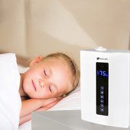 Avalon 5 Liter Ultrasonic Digital Humidifier - Cool/Warm Mist, No Noise, Adjustable Humidity Levels, Remote, Filter... N7