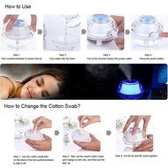 Portable Cool Air Humidifier with USB Cable - It&#039;s Also a Cute Crystal Night Light - Small Mini Portable Lightweight... N8