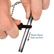 The Friendly Swede Magnesium Alloy Emergency Easy Grip Fire Starter (2 Pack) N5