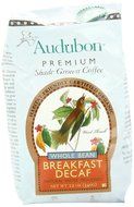 Audubon Whole Bean Coffee, Decaf Breakfast Blend, 12 Ounce N2