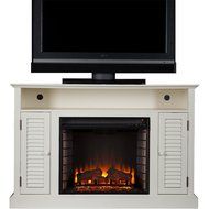 Antebellum Media Electric Fireplace - Antique White N4