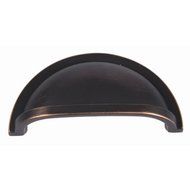 Hickory Hardware Cup Pull 3 Center-to-Center Vintage Bronze P3055-VB by Hickory Hardware