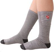PROsmart HS-73-20 Unisex Battery Heated Socks Size 6-10 US Gray N2