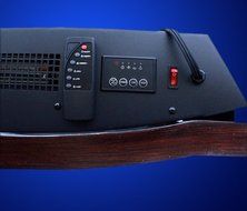 New 1500W Deluxe Wood Wall Mount Electric Fireplace Space Heater 1500 Watts N6
