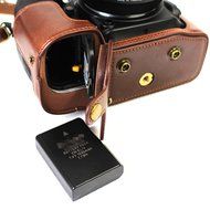 xhorizon TM FL1 Full Protection Bottom Opening Version Protective Leather Camera Case Bag with Tripod Design for... N2