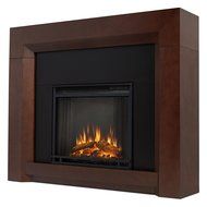 Real Flame 4001E-W 4001E Colton Electric Fireplace, Medium, White N4