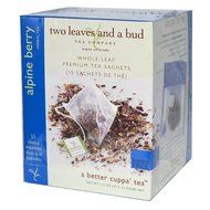 Two Leaves and a Bud Alpine Berry Herbal Tea, Tea Bags, 15-Count Box N2