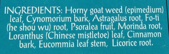 Triple Leaf Tea, Horny Goat Weed, 20 Teabags (Pack of 6) N5