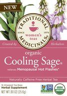 Traditional Medicinals Organic Cooling Sage Tea, 16 Tea Bags (Pack of 6) N6