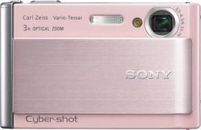 Sony Cybershot DSC-T70 8.1MP Digital Camera with 3x Optical Zoom with Super Steady Shot Image Stabilization (Black) N3