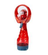 O&#039;Keer Portable Hand Held Battery Power Fan Air Water Misting Bottle Cooling Spray (Red) N2