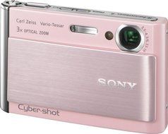 Sony Cybershot DSC-T70 8.1MP Digital Camera with 3x Optical Zoom with Super Steady Shot Image Stabilization (Black) N4