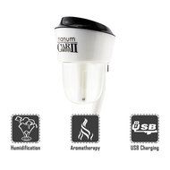 Thunder Car Air Humidifier with Dual USB Charger Port, Aromatherapy Essential Oil Aroma Diffuser, Air Purify with... N13