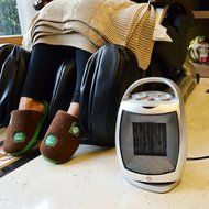 Homeleader Space Heater NSB-200C3H, Oscillating Ceramic Portable Heater with Built-in Adjustable Thermostat, 750W... N17