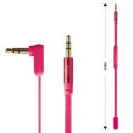 Jabees Universal 3.5mm Replacement Audio Cable with In-Line Remote and Microphone, 3-Feet - Green N2