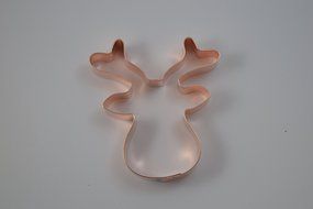 Santas Reindeer Face Christmas Cookie Cutter N2
