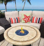 Dragon Glass 1/4" Reflective Tempered Firepit Fire Glass, 25 lb, Crystal N7