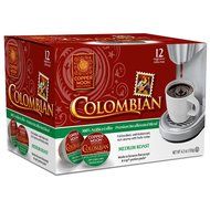 Copper Moon Coffee Colombian Decaf, Single Cups, 12 Count for Keurig K-cup Brewers N3