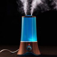 Alloet New Creative Wood Aromatherapy Humidifier Essential Oil Diffuser Ultrasonic Humidifier LED Night Light... N5