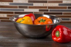 ChefLand Set of 6 Standard Weight Mixing Bowls, Stainless Steel, Mirror Finish, 0.75, 1.5, 3, 4, 5, and 8 Qt.... N6