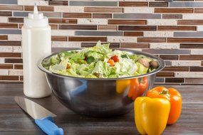 ChefLand Set of 6 Standard Weight Mixing Bowls, Stainless Steel, Mirror Finish, 0.75, 1.5, 3, 4, 5, and 8 Qt.... N7