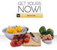 Pro Mixing Bowls(TM) | (Set of 6) Heavy Duty 18/8 Mirror Finish Stainless Steel Mixing Bowls Set, Nesting Design... N4