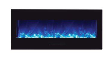 Amantii Wall Mount / Flush Mount Series Electric Fireplace with Ice Media Kit, 50 Inch