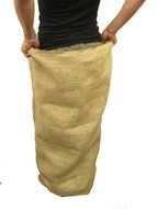 LA Linen&trade; 23x36-Inch Natural Burlap Potato Bags, Pack Of 12.