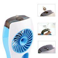 Handheld Mini Rechargeable USB Misting Fan Portable Personal Cooling Mist Humidifier Fan for Home Office and Travel...