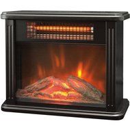 Lifesource Durable, Effiecient,, Tabletop Infrared Personal Space Heater with Realistic Flame Effect