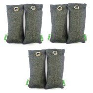 Go Bambou 100% Natural Bamboo Charcoal Air Purifying Bag - 75g x 2 Bags (Pkg4-8bags) N3