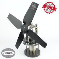 Heat Powered Stove Top Fan for wood multi-fuel coal - WARPFIVE STEELHEAD Eco Stirling engine N7