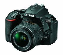 Nikon D5500 DX-format Digital SLR w/ 18-55mm VR II Kit (Black) N5