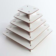 Cupcaketree.com Cupcaketree Original Mini Square Cupcake Stand N2