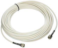 MPD Digital RG8x-W-PL259-65ft VHF Antenna Cable RF CB &amp; AIS Mini-8 Coaxial Jumper Silver Teflon PL-259 65' N12