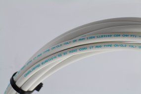MPD Digital RG8x-W-PL259-65ft VHF Antenna Cable RF CB &amp; AIS Mini-8 Coaxial Jumper Silver Teflon PL-259 65' N13