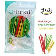 50 Q*Knot Rubber Zip Ties Reusable Fasteners Heavy Duty Cords Crafts Assortment by UT Wire