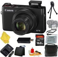 Canon PowerShot G7 X Digital Camera + Case+16 GB Card+Reader + 6pc Starter Set