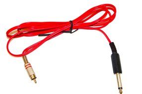 AmeriVolt Tattoo Gun Machine RCA Jack Conversion Kit Plug Adaptor &amp; Clip Cord Set