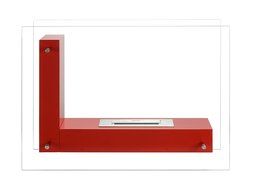 Ignis Ventless Bio Ethanol Fireplace Vitrum L Red N6