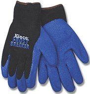 Kinco 1789 Frostbreaker Latex Form Fitting Thermal Gripping Glove, Work, X-Large, Blue/Black (Pack of 12 Pairs...