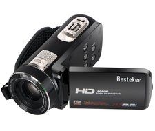 Camera Camcorders, Besteker Portable Digital Video Camcorder HD 1080P DV 3.0 Inches Touch Screen Support 64G SD... N3