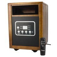 Kissemoji 5200 BTU Portable Electric Infrared Space Heaters + Remotes (Pair) N2