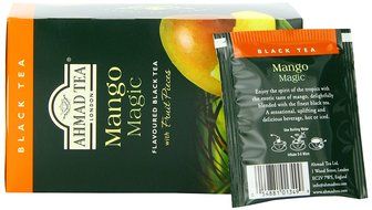 Ahmad Tea Mango Magic Black Tea, 20-Count Boxes (Pack of 6)