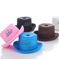 KANGVO Cowboy Cap USB Mini Portable Air Humidifier,Mini Cool Mist Humidifier Aromatherapy (Black) N10