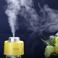 Leewa Protable USB Charging Bottle Caps Humidifier - Steam Mist Diffuser - 40ml/h Humidification (White) N4