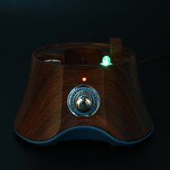 Alloet New Creative Wood Aromatherapy Humidifier Essential Oil Diffuser Ultrasonic Humidifier LED Night Light... N8