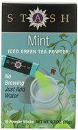 Stash Powdered Green Iced Tea, Blueberry, 10 Count N18