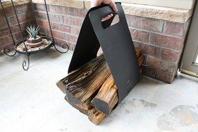 The Woodhaven Weatherproof Firewood Carrier N3