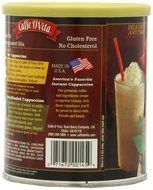 Caffe D'Vita Amaretto Instant Cappuccino, 16-Ounce Canisters (Pack of 6) N23